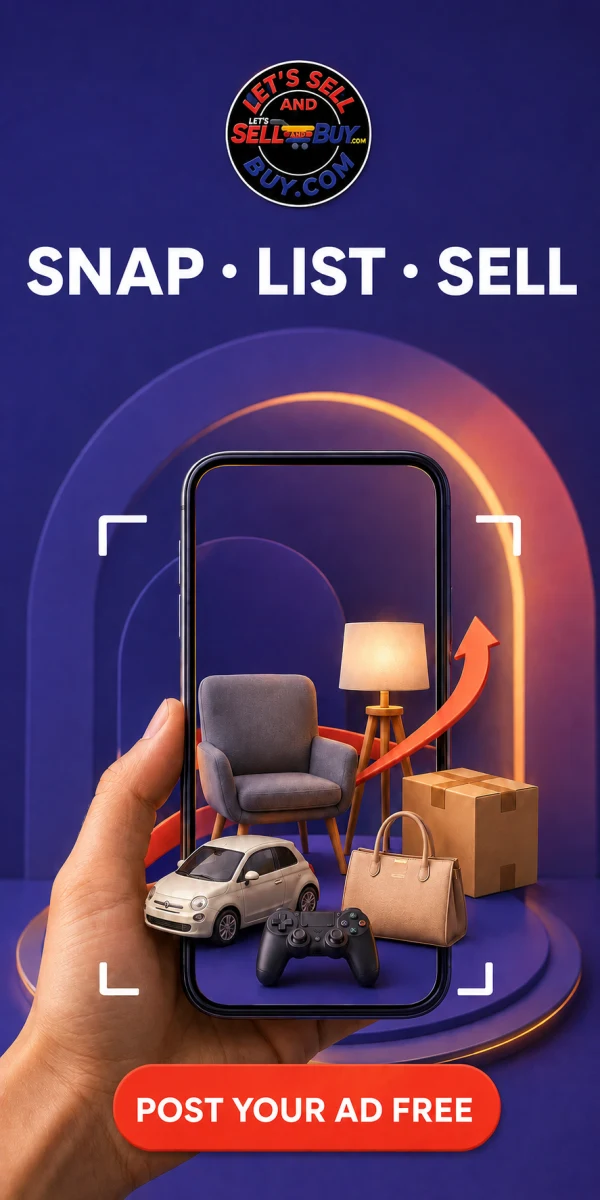 Snap · List · Sell — post your ad free