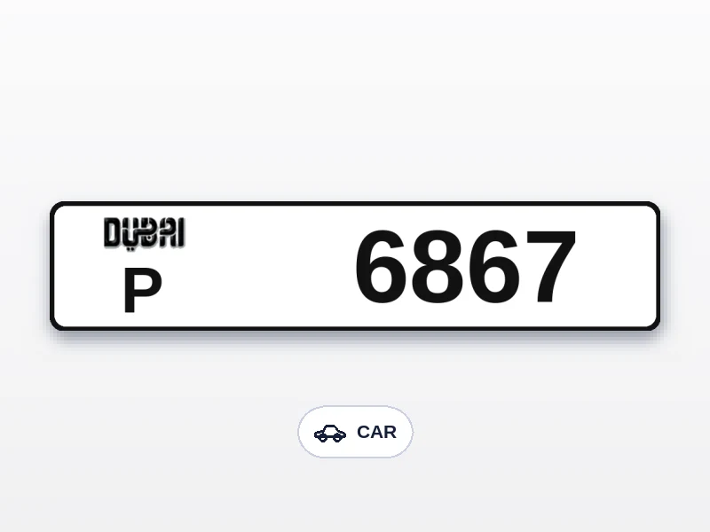 Dubai plate
