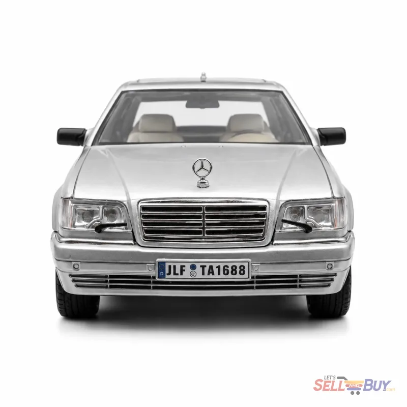 مجسم Mercedes-Benz S-Class W140 فضي 1:24