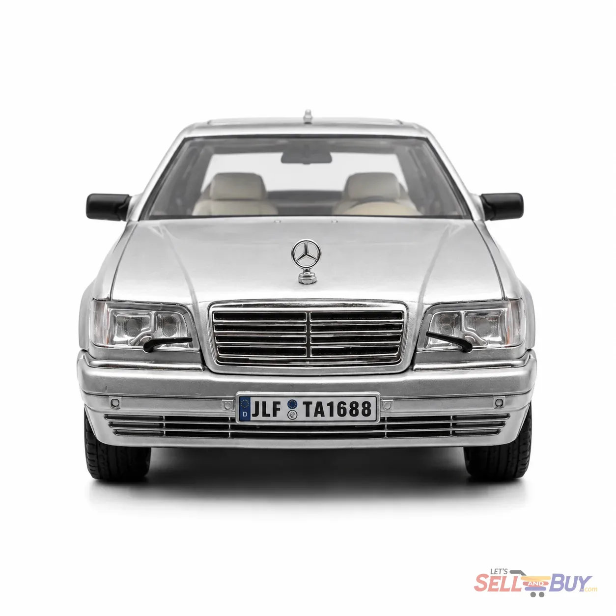 مجسم Mercedes-Benz S-Class W140 فضي 1:24
